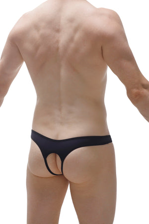 String Ouvert Cuens Noir - PetitQ Underwear - Lingerie masculine sexy et sous-vêtements pour homme originaux