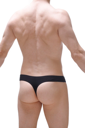 String Pensal Noir - PetitQ Underwear - Lingerie masculine sexy et sous-vêtements pour homme originaux