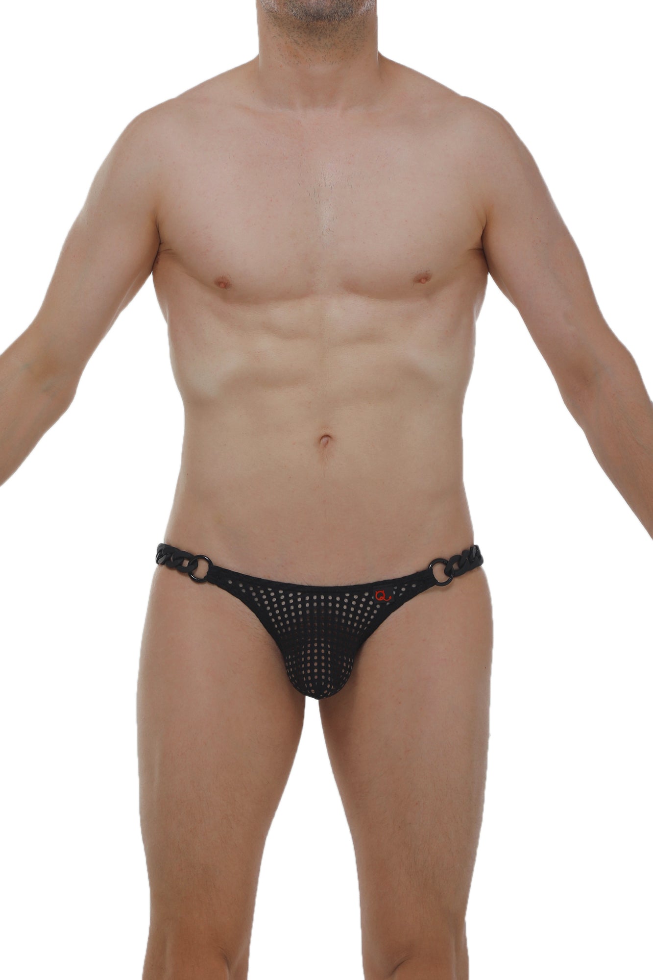 Bikini Chaines Durtol Noir - PetitQ Underwear - Lingerie masculine sexy et sous-vêtements pour homme originaux