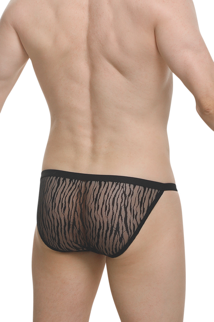 Bikini Ladon Dentelle Savane Noir