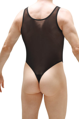 BodyString Pencran Noir - PetitQ Underwear - Lingerie masculine sexy et sous-vêtements pour homme originaux