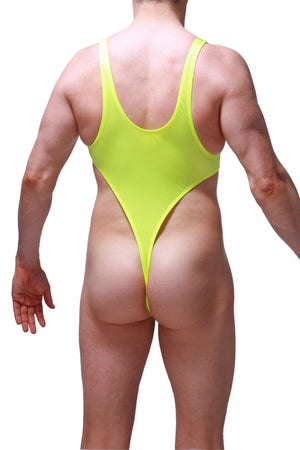Body String Carbay Joe Neon Jaune - PetitQ Underwear - Lingerie masculine sexy et sous-vêtements pour homme originaux