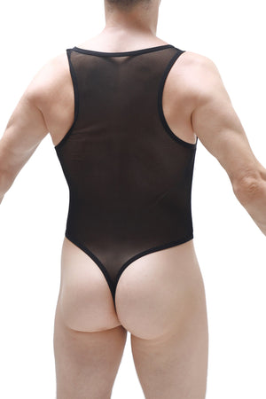 Bodystring Chapois Noir - PetitQ Underwear - Lingerie masculine sexy et sous-vêtements pour homme originaux