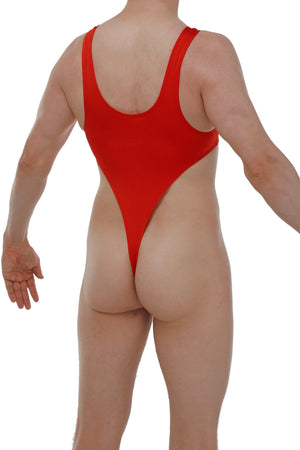 Bodystring Carbay Joe Rouge - PetitQ Underwear - Lingerie masculine sexy et sous-vêtements pour homme originaux