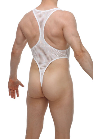Bodystring Journy Durtol Blanc - PetitQ Underwear - Lingerie masculine sexy et sous-vêtements pour homme originaux