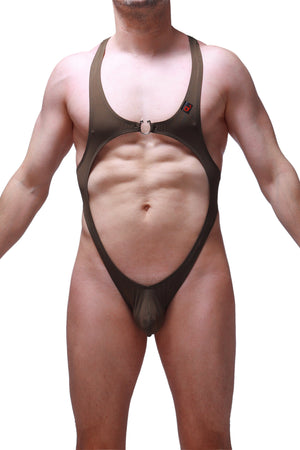 Body String Journy Olive - PetitQ Underwear - Lingerie masculine sexy et sous-vêtements pour homme originaux