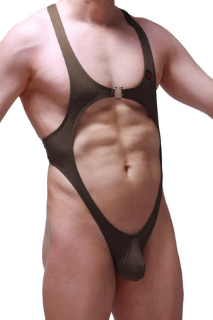 Body String Journy Olive - PetitQ Underwear - Lingerie masculine sexy et sous-vêtements pour homme originaux