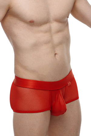 Boxer Ablon Rouge - PetitQ Underwear - Lingerie masculine sexy et sous-vêtements pour homme originaux