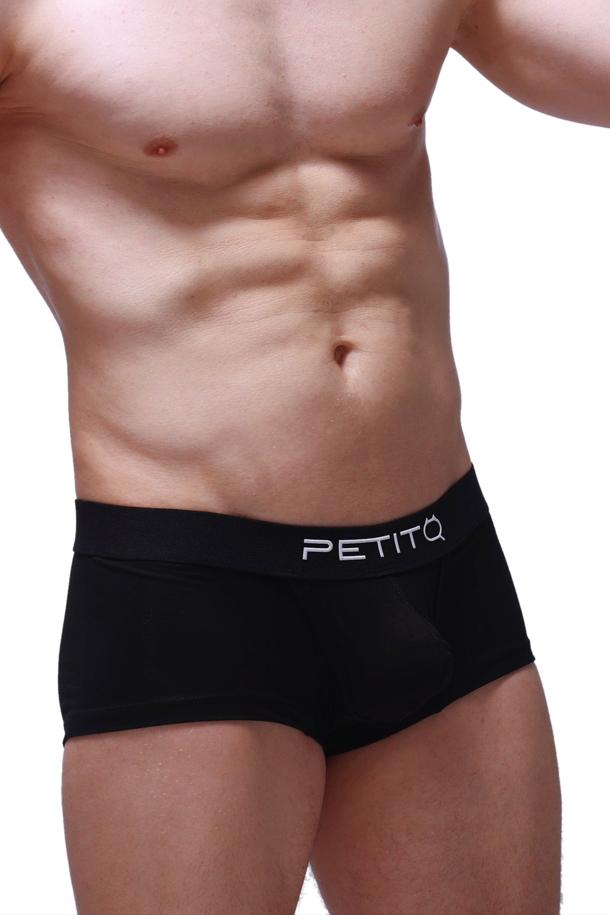 Boxer Goron Noir - PetitQ Underwear - Lingerie masculine sexy et sous-vêtements pour homme originaux