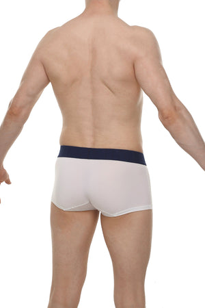 Boxer Dome Skine Blanc - PetitQ Underwear - Lingerie masculine sexy et sous-vêtements pour homme originaux