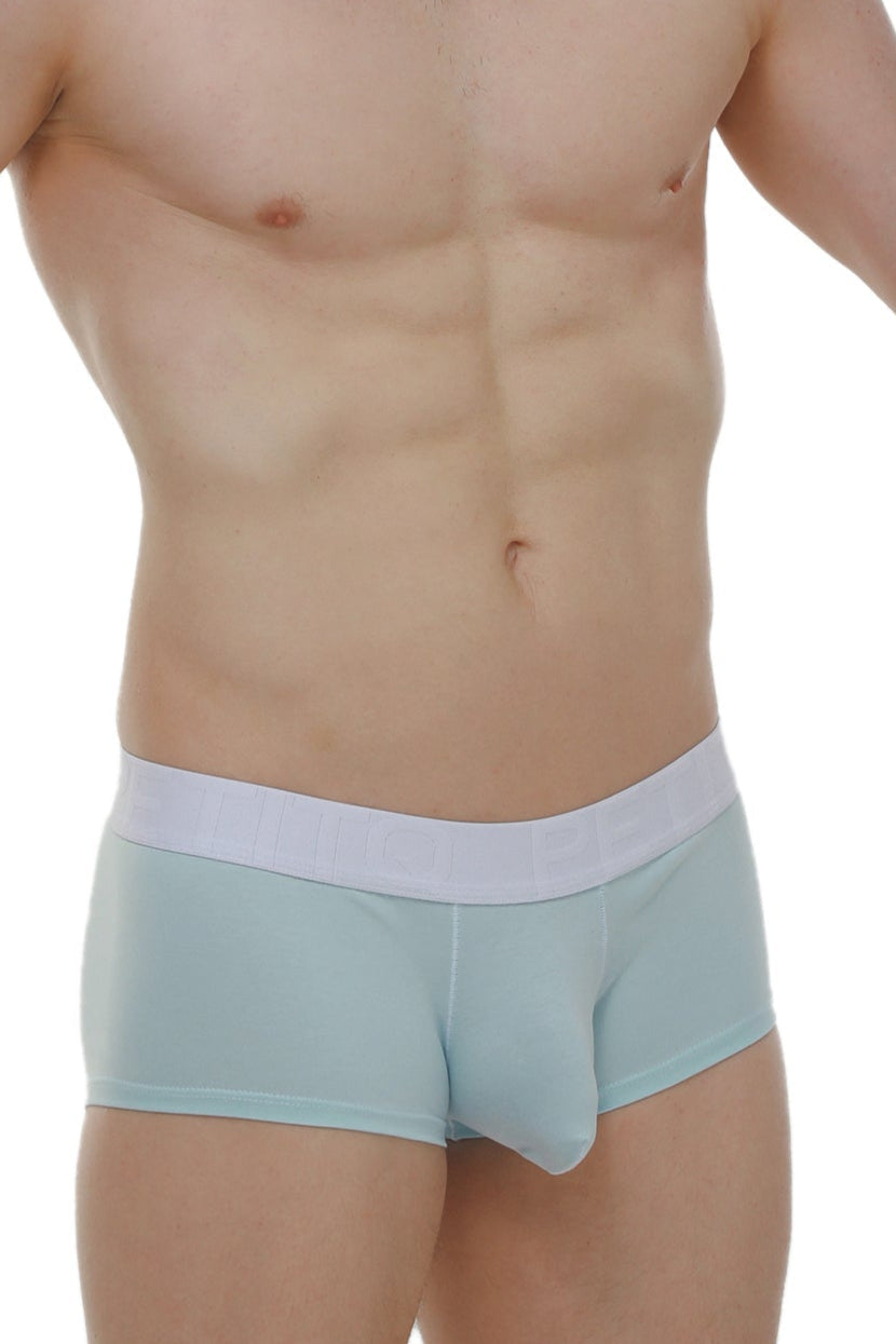Boxer Chillax Modal Bleu Ciel - PetitQ Underwear - Lingerie masculine sexy et sous-vêtements pour homme originaux