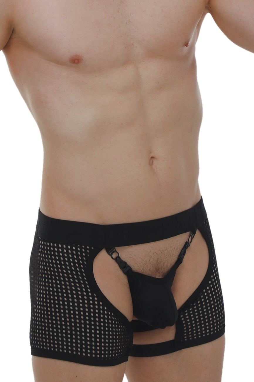 Boxer String Garter Angy Durtol - PetitQ Underwear - Lingerie masculine sexy et sous-vêtements pour homme originaux