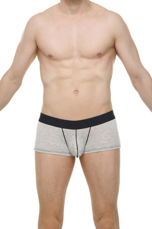 Boxer Dome Modal Gris - PetitQ Underwear - Lingerie masculine sexy et sous-vêtements pour homme originaux