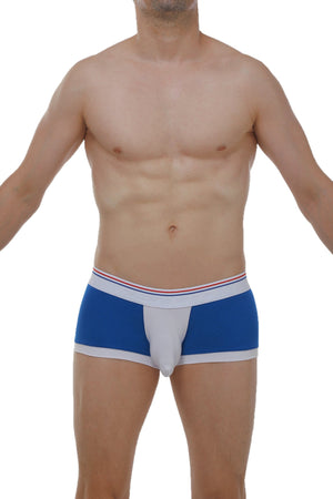 Boxer Linay Bleu - PetitQ Underwear - Lingerie masculine sexy et sous-vêtements pour homme originaux