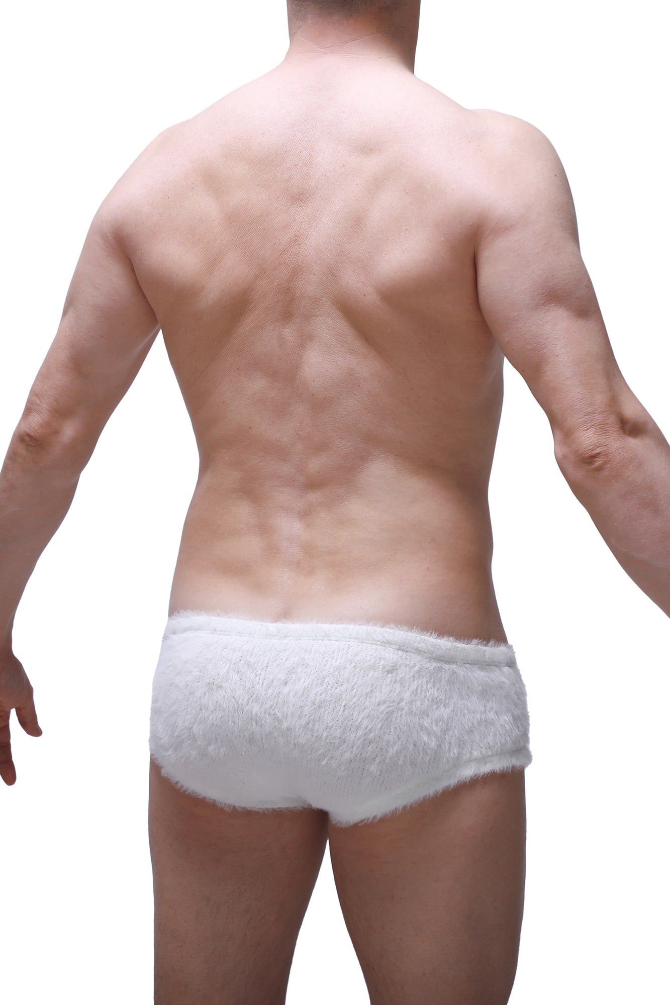 Boxer Yeti Blanc - PetitQ Underwear - Lingerie masculine sexy et sous-vêtements pour homme originaux