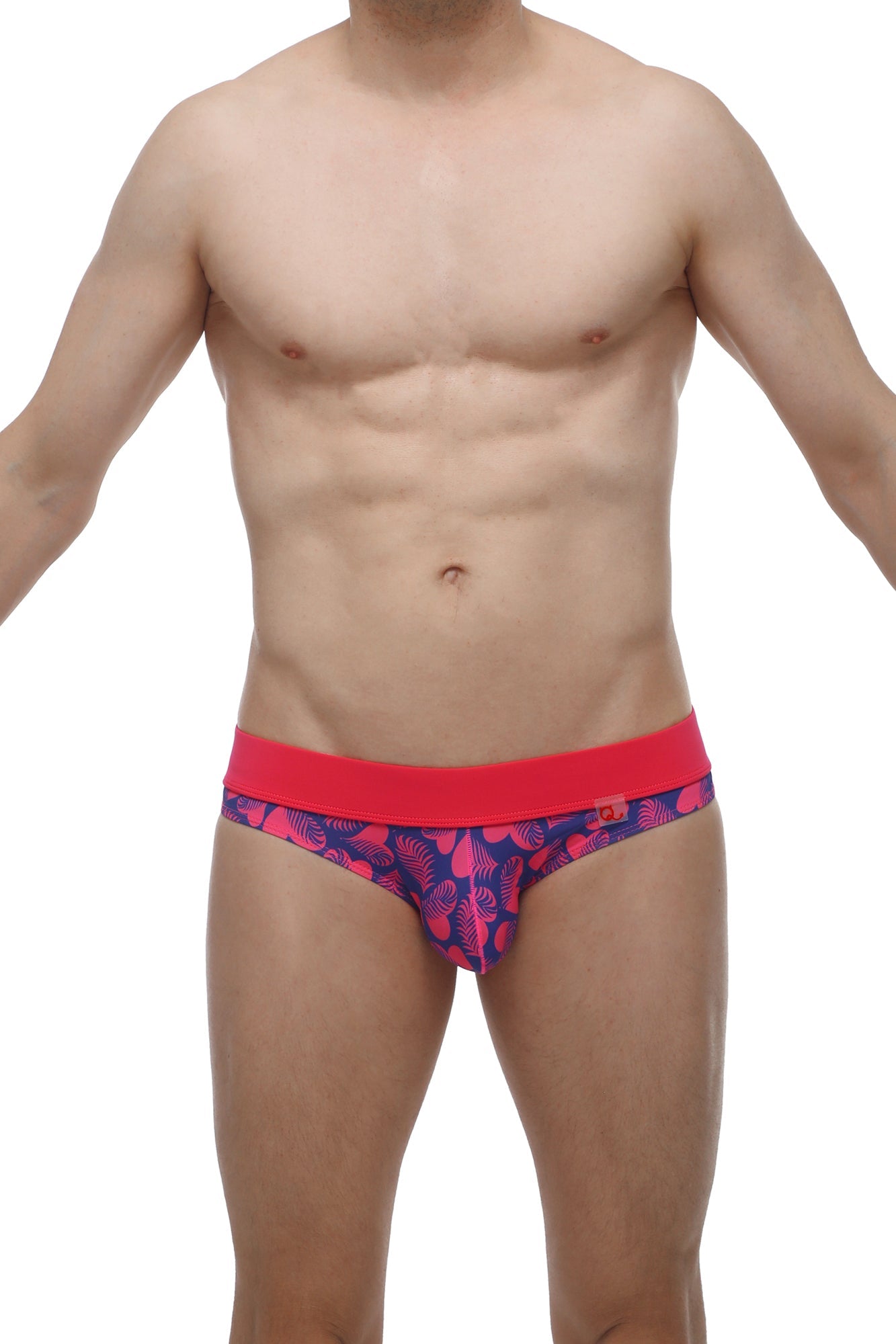 Slip Blaru Tropical Hearts - PetitQ Underwear - Lingerie masculine sexy et sous-vêtements pour homme originaux