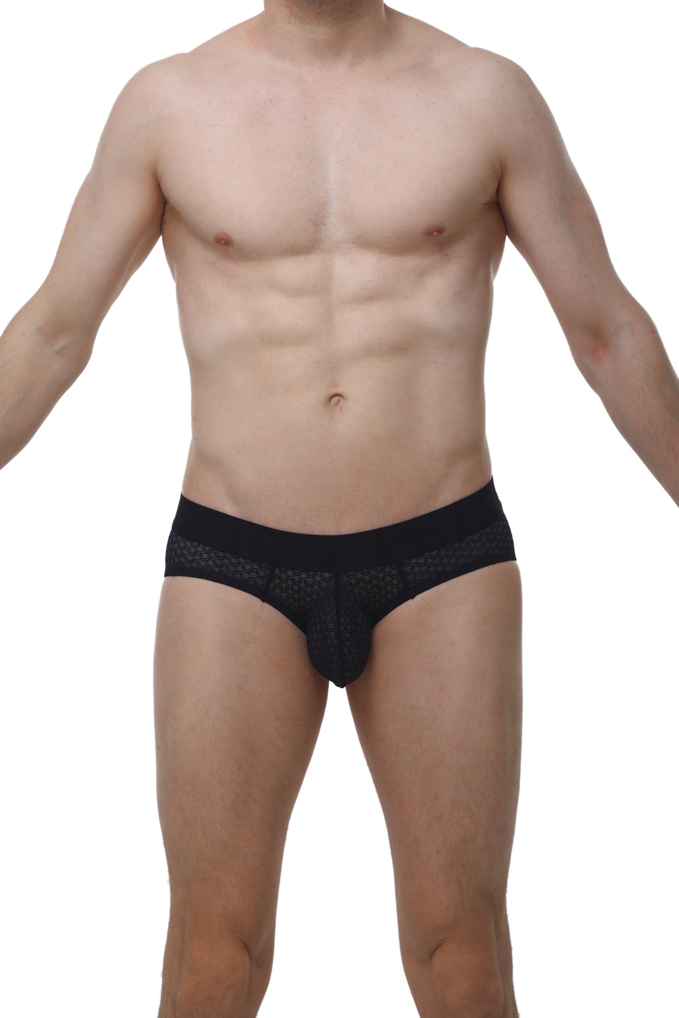 Slip Dome Macra Noir - PetitQ Underwear - Lingerie masculine sexy et sous-vêtements pour homme originaux