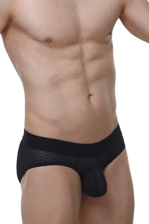 Slip Dome Macra Noir - PetitQ Underwear - Lingerie masculine sexy et sous-vêtements pour homme originaux