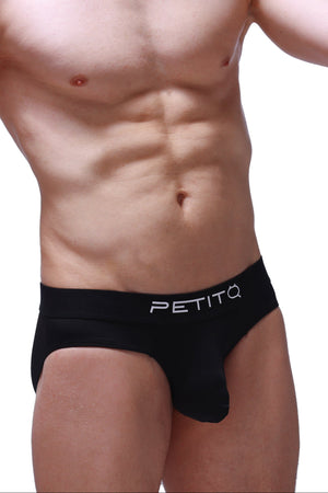 Slip Hang Noir - PetitQ Underwear - Lingerie masculine sexy et sous-vêtements pour homme originaux