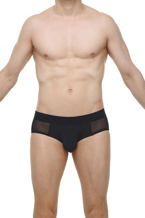 Slip Lescar Noir - PetitQ Underwear - Lingerie masculine sexy et sous-vêtements pour homme originaux