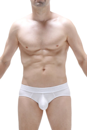 Slip Dome Modal Blanc - PetitQ Underwear - Lingerie masculine sexy et sous-vêtements pour homme originaux
