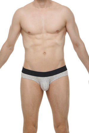Slip Mega Paquet Modal Gris - PetitQ Underwear - Lingerie masculine sexy et sous-vêtements pour homme originaux
