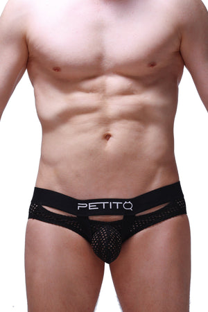 Slip Dolmen Durtol Noir - PetitQ Underwear - Lingerie masculine sexy et sous-vêtements pour homme originaux
