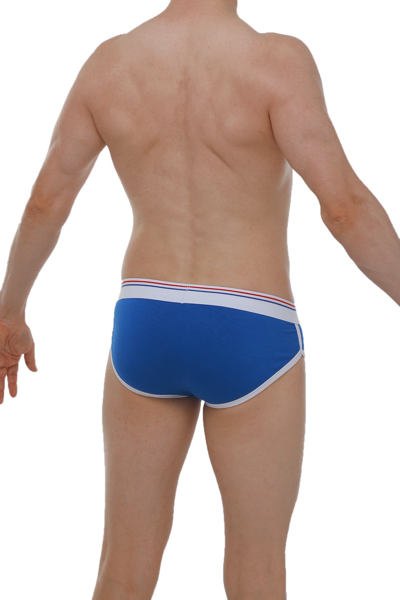 Slip Retro Modal Bleu - PetitQ Underwear - Lingerie masculine sexy et sous-vêtements pour homme originaux