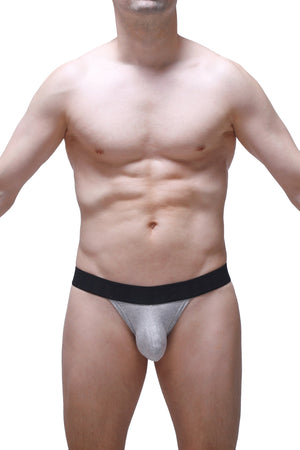 String Ficelle Attin Gris - PetitQ Underwear - Lingerie masculine sexy et sous-vêtements pour homme originaux