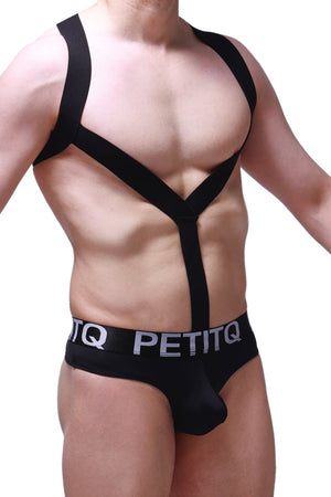 Body String Ozel Noir - PetitQ Underwear - Lingerie masculine sexy et sous-vêtements pour homme originaux