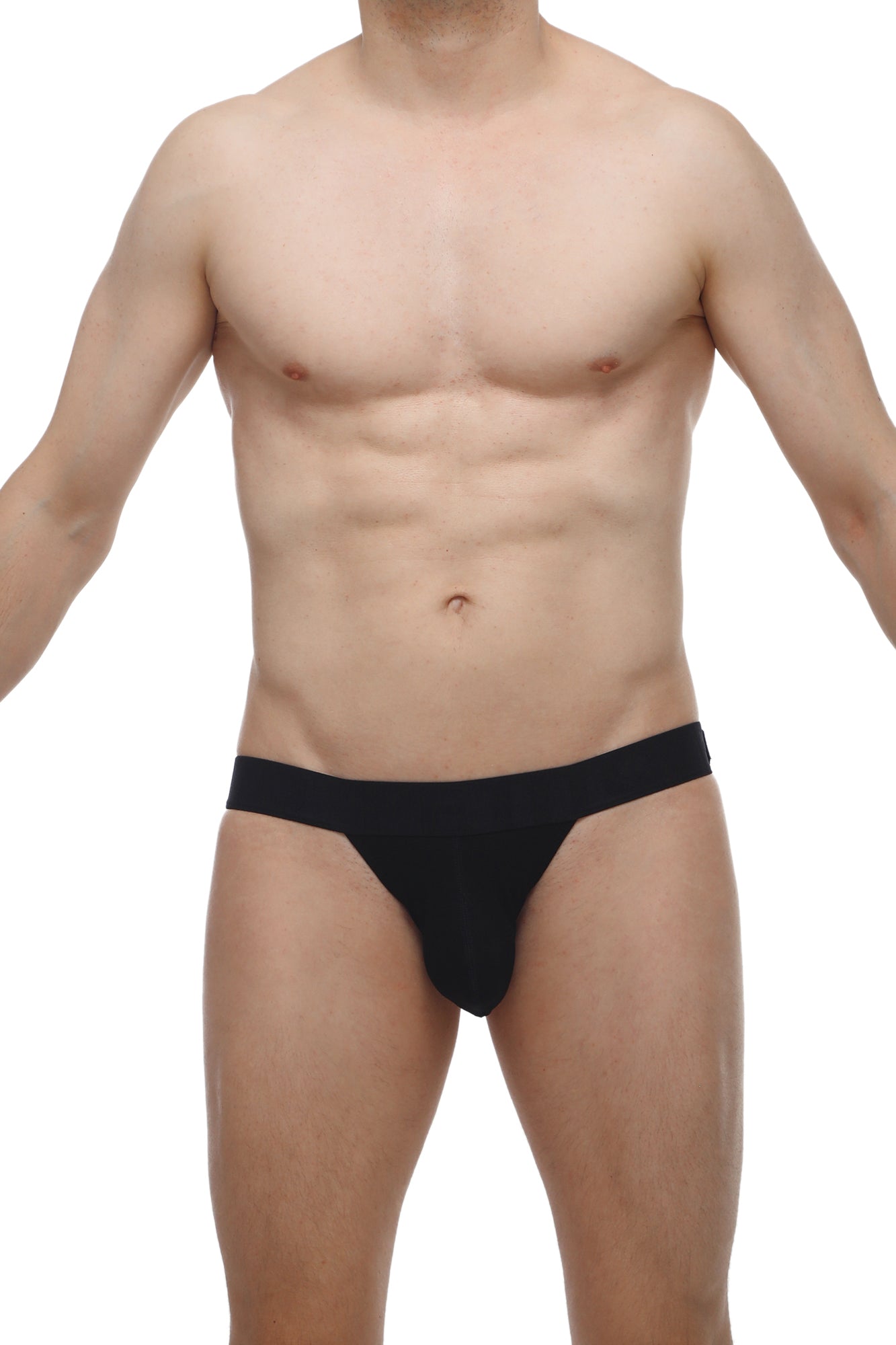 Jockstrap Blyes Modal Noir - PetitQ Underwear - Lingerie masculine sexy et sous-vêtements pour homme originaux