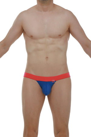 Jockstrap Linthe Modal Bleu - PetitQ Underwear - Lingerie masculine sexy et sous-vêtements pour homme originaux