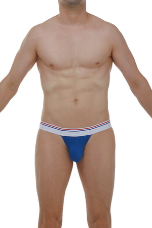 Jockstrap Protruder Modal Bleu - PetitQ Underwear - Lingerie masculine sexy et sous-vêtements pour homme originaux