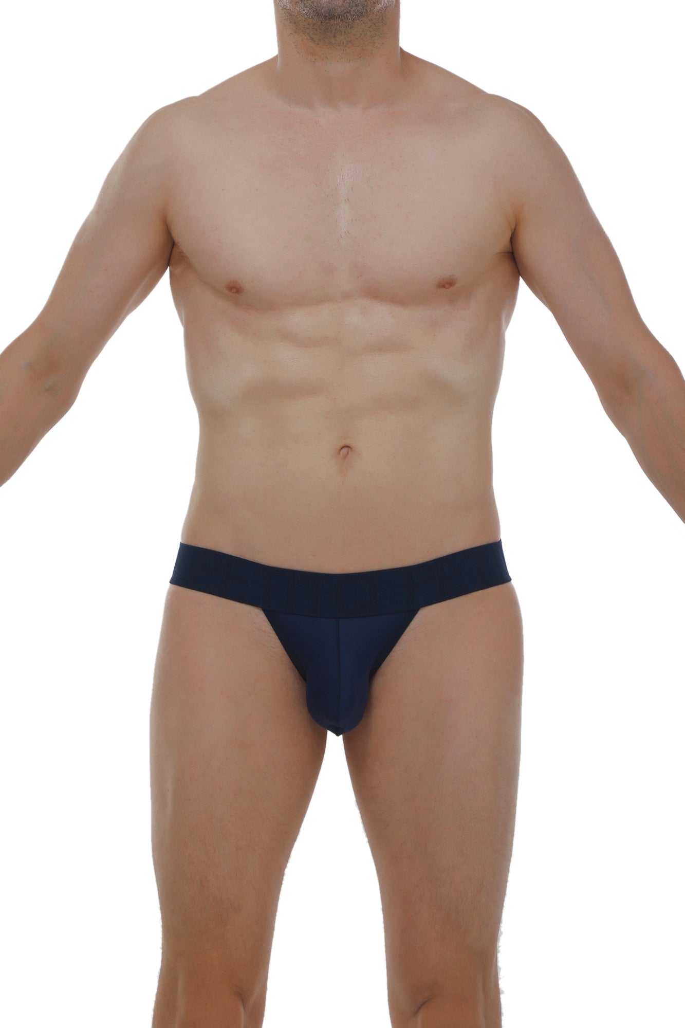 Jockstring Plum Navy - PetitQ Underwear - Lingerie masculine sexy et sous-vêtements pour homme originaux