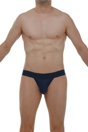 Jockstring Plum Navy - PetitQ Underwear - Lingerie masculine sexy et sous-vêtements pour homme originaux