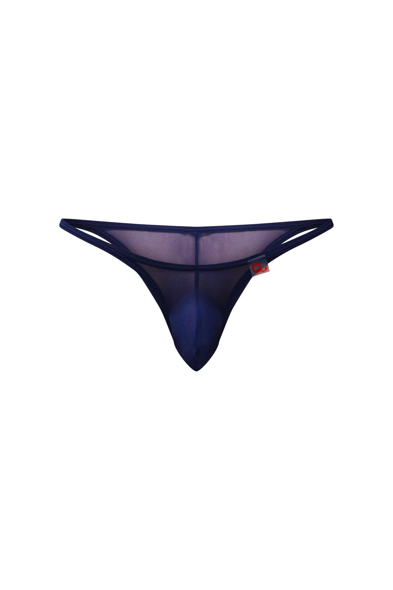 Blauer Plellis-Netzbikini