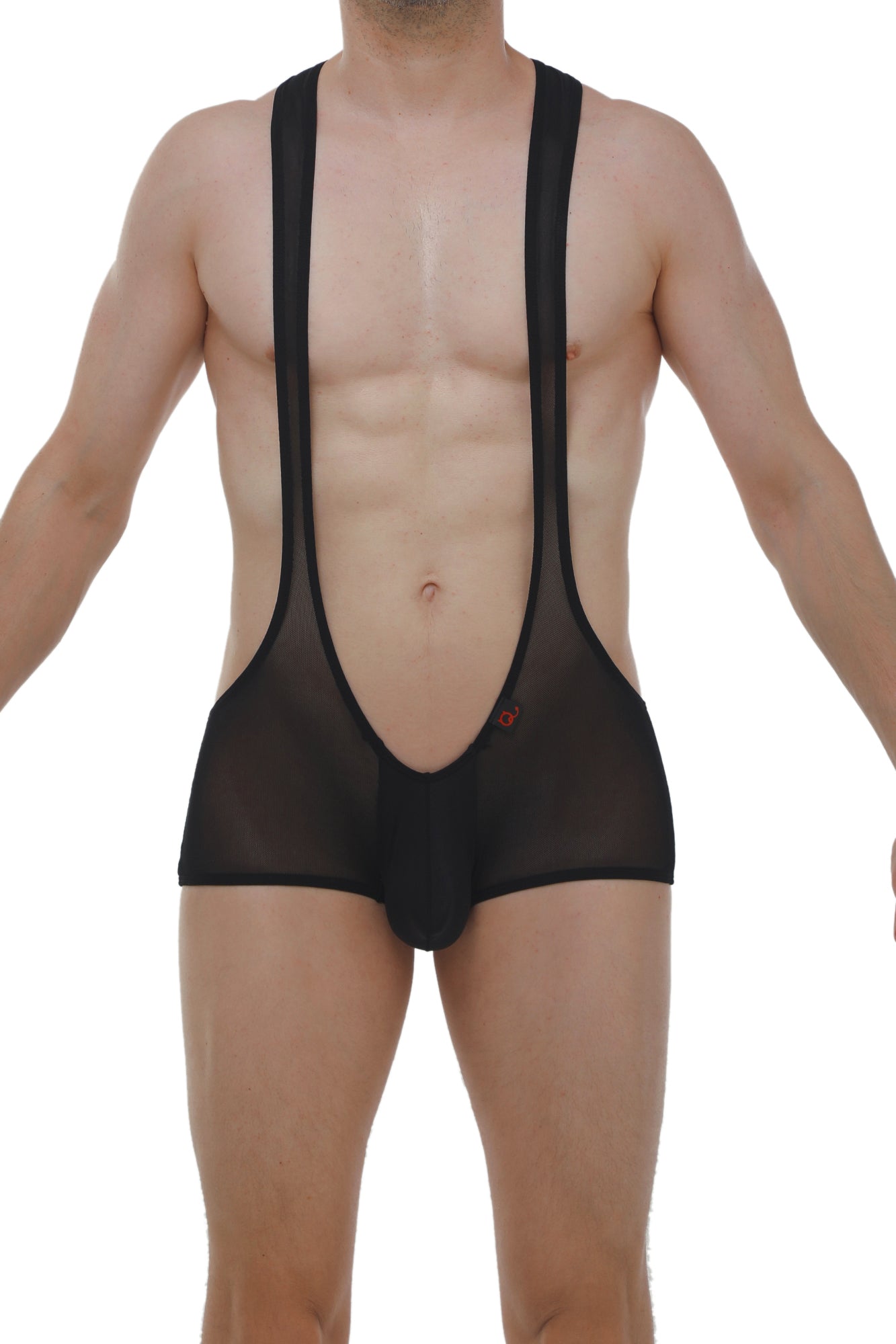 Mini Singlet Net Noir - PetitQ Underwear - Lingerie masculine sexy et sous-vêtements pour homme originaux