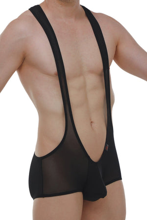 Mini Singlet Net Noir - PetitQ Underwear - Lingerie masculine sexy et sous-vêtements pour homme originaux