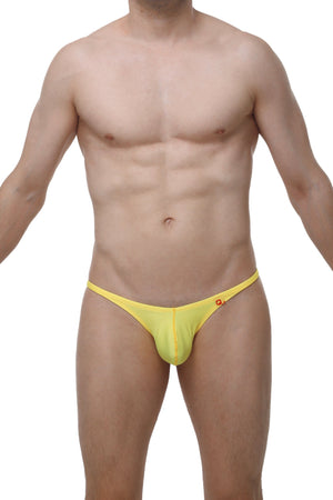String Plellis Joe Jaune - PetitQ Underwear - Lingerie masculine sexy et sous-vêtements pour homme originaux