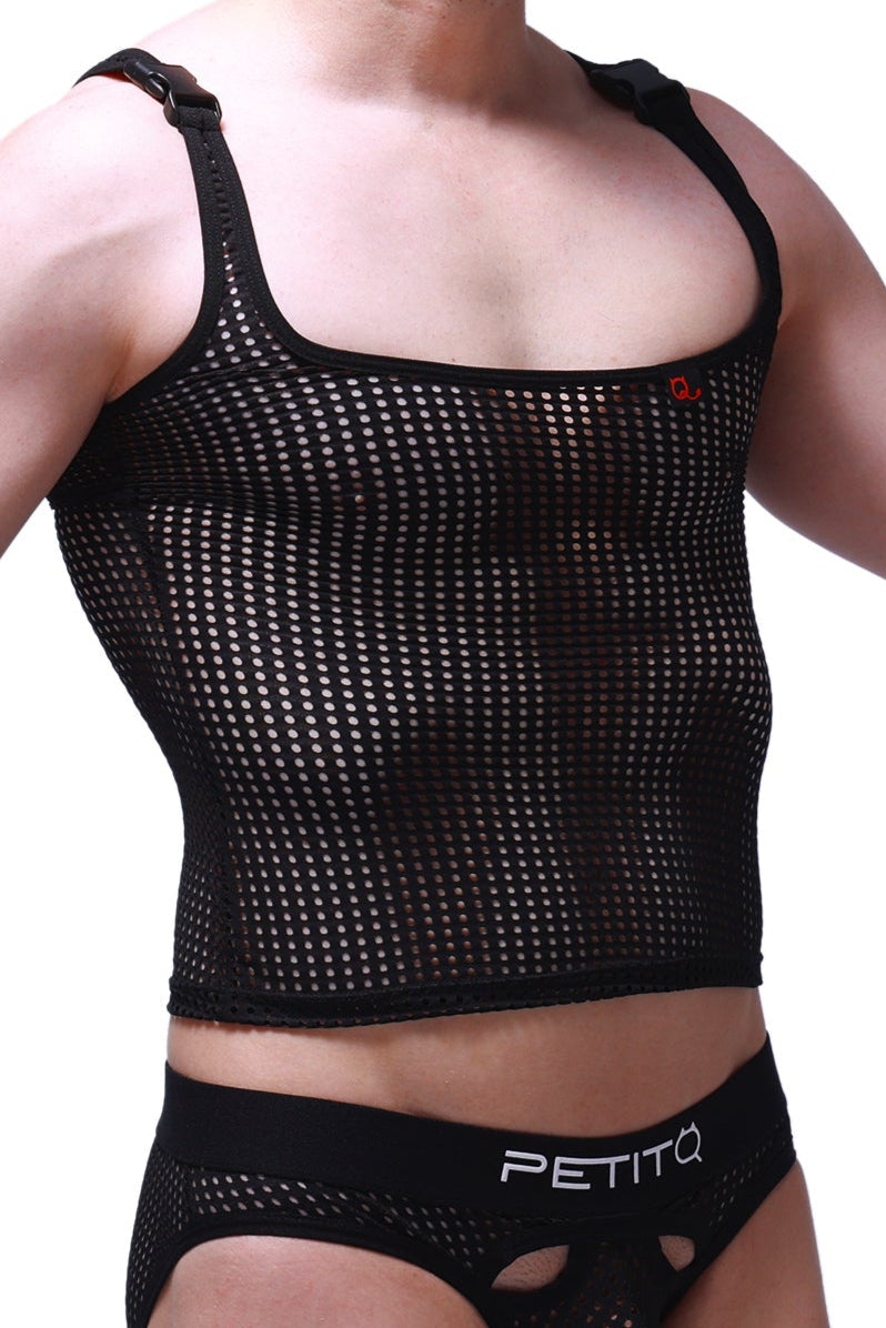 Attan Durtol Black Tank Top