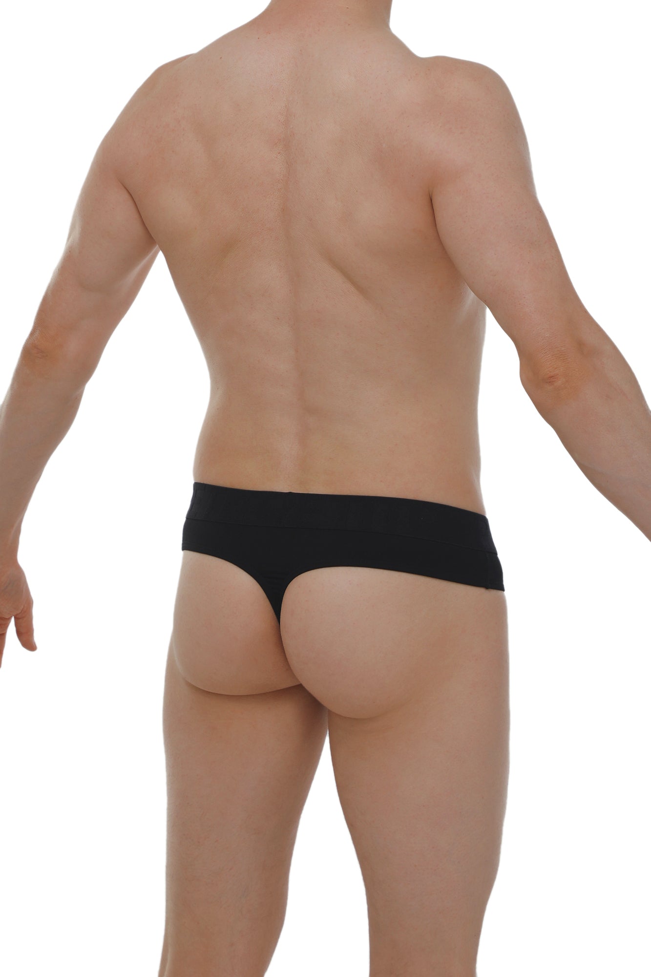 String Anjouin Noir - PetitQ Underwear - Lingerie masculine sexy et sous-vêtements pour homme originaux