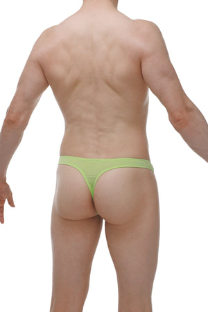 String Chill Bamboo Vert Pomme - PetitQ Underwear - Lingerie masculine sexy et sous-vêtements pour homme originaux
