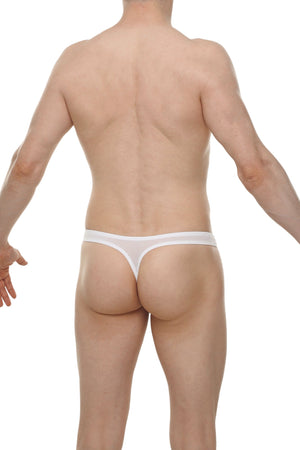 String Dome Skine Blanc - PetitQ Underwear - Lingerie masculine sexy et sous-vêtements pour homme originaux