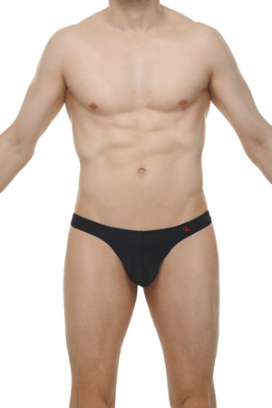 String Lasso Cockring Plum Noir - PetitQ Underwear - Lingerie masculine sexy et sous-vêtements pour homme originaux