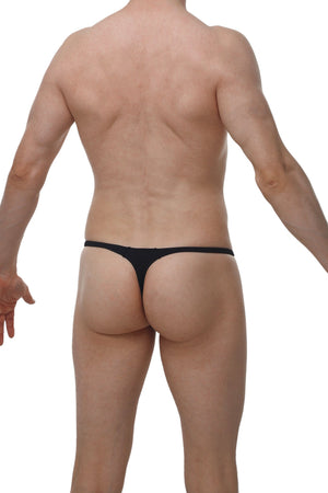 String Plellis Joe Noir - PetitQ Underwear - Lingerie masculine sexy et sous-vêtements pour homme originaux