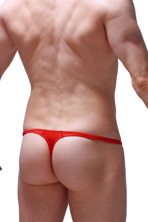 String Plellis Joe Rouge - PetitQ Underwear - Lingerie masculine sexy et sous-vêtements pour homme originaux