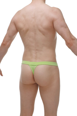 String Sillas Bamboo Vert Pomme - PetitQ Underwear - Lingerie masculine sexy et sous-vêtements pour homme originaux
