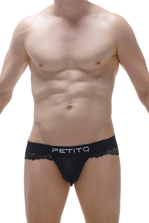 Bikini Blécourt Noir PetitQ - PetitQ Underwear - Lingerie masculine sexy et sous-vêtements pour homme originaux