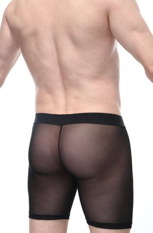 Boxer Miniac Noir - PetitQ Underwear - Lingerie masculine sexy et sous-vêtements pour homme originaux