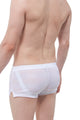 Short Mesh Stripe Jock Blanc - PetitQ Underwear